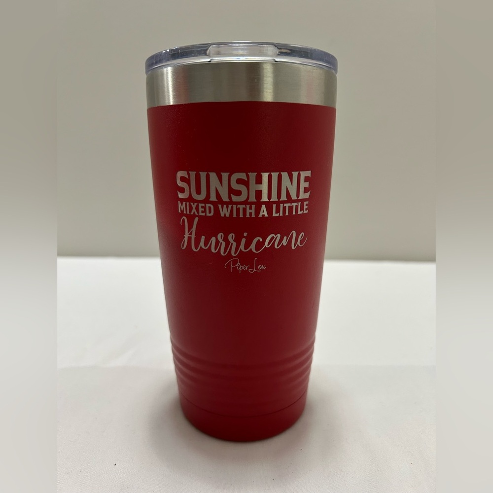 Sunshine Mixed With A Little Hurricane Red Insulated Tumbler - Piper Lou